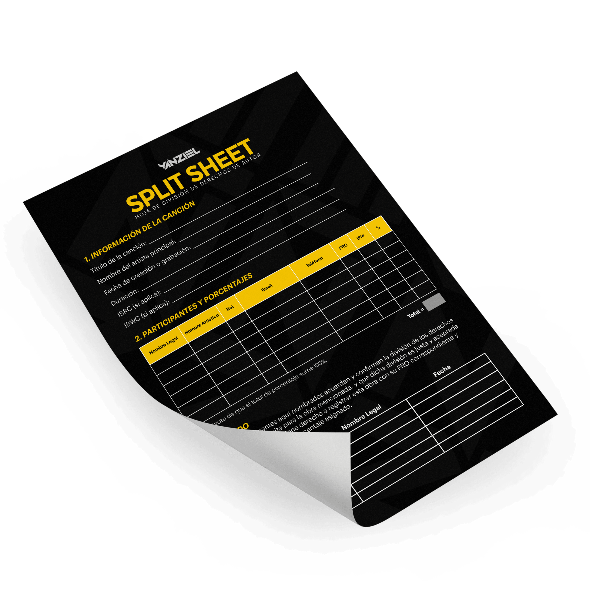 Split Sheet Pro [Digital] - Yanziel