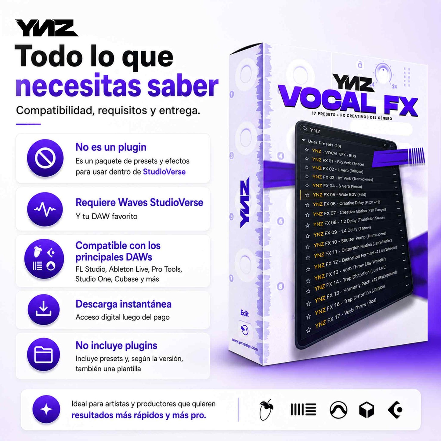 YNZ - VOCAL FX - Yanziel